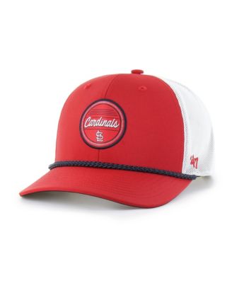 Мужская кепка '47 Brand Red/White St. Louis Cardinals Fairway Trucker Adjustable