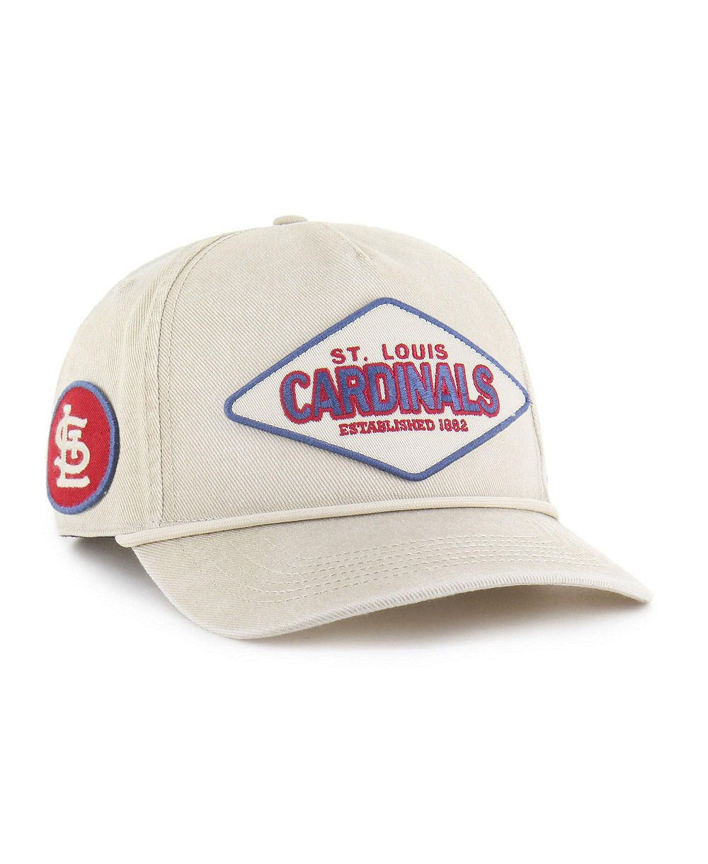 Мужская кепка '47 Brand Khaki St. Louis Cardinals Cairn Hitch Adjustable