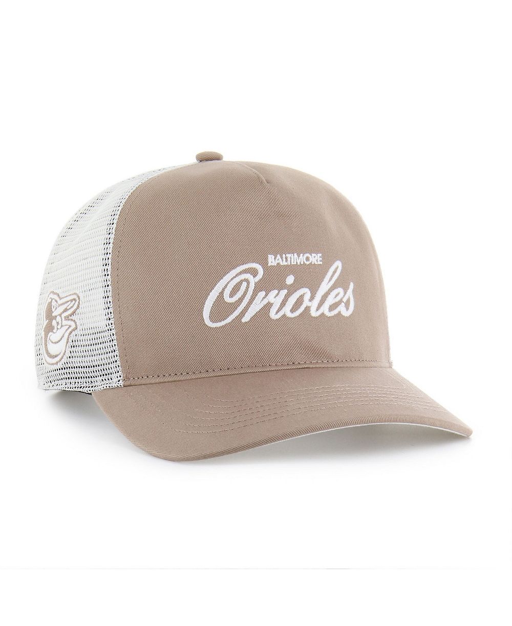 '47 Brand Мужская Brown Baltimore Orioles Foundational Mesh Hitch Adjustable Hat