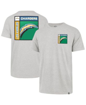 Мужская футболка '47 Brand Gray Los Angeles Chargers Chrome Plate Franklin