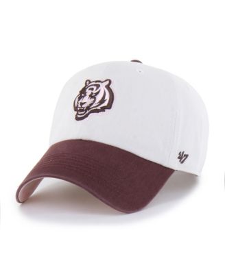 Мужская и женская кепка '47 Brand Stone/Burgundy Cincinnati Bengals Love Letter Clean Up Adjustable