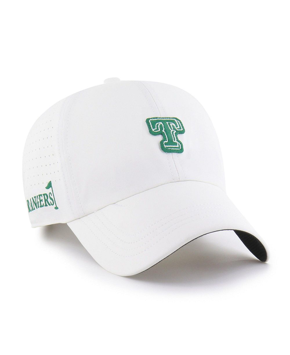 '47 Brand Мужская белая регулируемая кепка Texas Rangers Elevated Greens Clean Up
