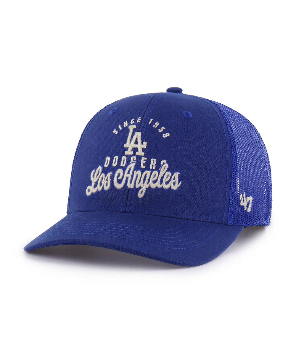 Мужская кепка 47 Brand Royal Los Angeles Dodgers Pitstop Trucker Adjustable Hat