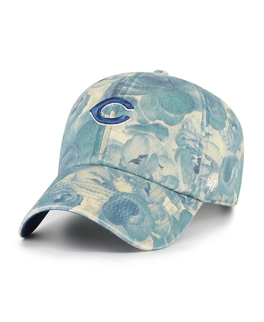 Женская регулируемая кепка '47 Brand Blue Cincinnati Reds Gardenia Clean Up
