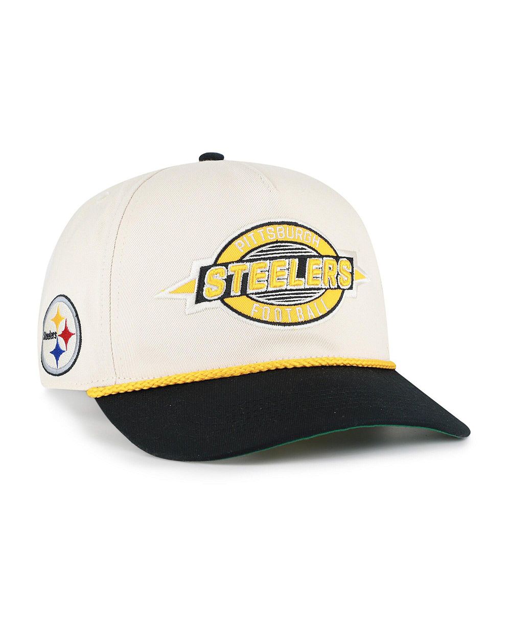 '47 Brand Мужская кепка Pittsburgh Steelers Frame Out Two Tone Hitch Adjustable, натуральный цвет