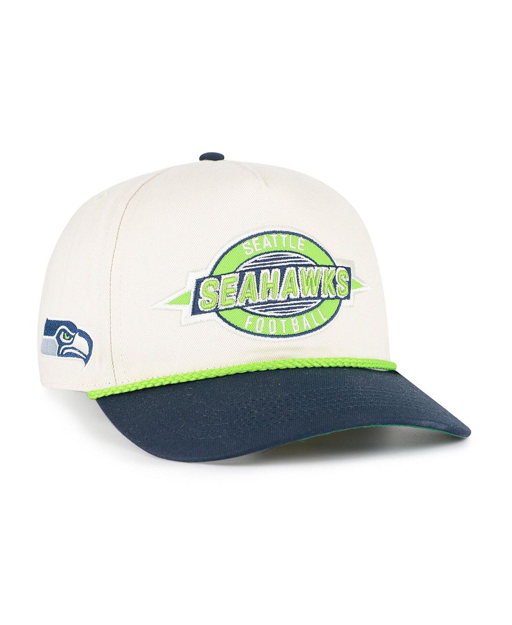 '47 Brand Men's Natural Seattle Seahawks Frame Out Two Tone Hitch Adjustable Hat