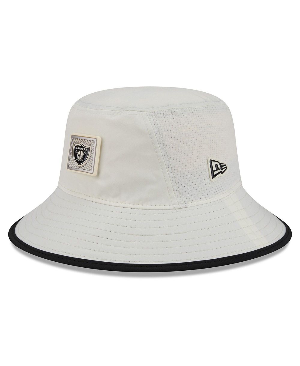 Мужская кепка New Era Cream Las Vegas Raiders 2026 NFL Training Camp Sport Bucket