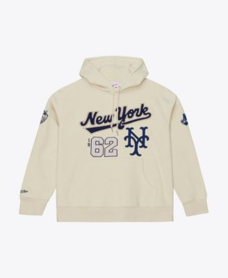 Мужское флисовое худи Mitchell & Ness Cream New York Mets Yacht Rock