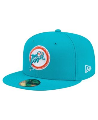 Мужская кепка New Era Aqua Miami Dolphins 59FIFTY Fitted