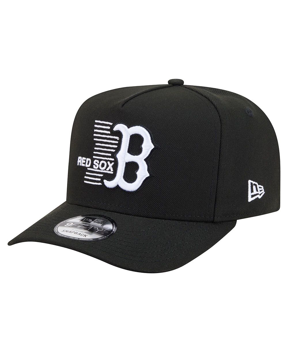 Мужская кепка New Era Black Boston Red Sox Motion A-Frame 9FIFTY Snapback