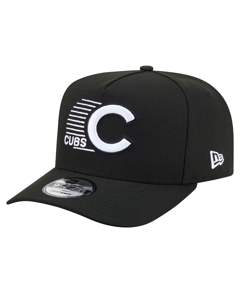 Мужская черная кепка New Era Chicago Cubs Motion A-Frame 9FIFTY Snapback