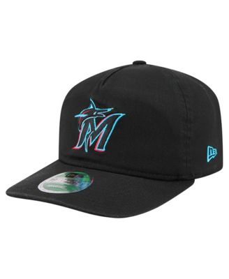 New Era Men's Black Miami Marlins Team 19TWENTY Adjustable Hat