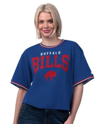 Starter Women's Buffalo Bills Vintage Ace Oversized Cropped T-Shirt