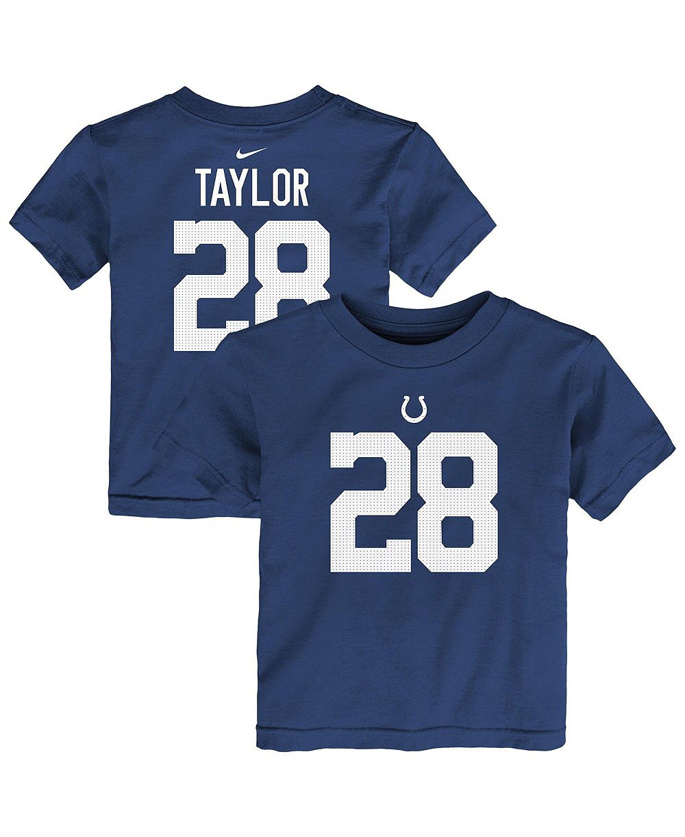 Nike Детская футболка Jonathan Taylor Royal Indianapolis Colts Player Name Number