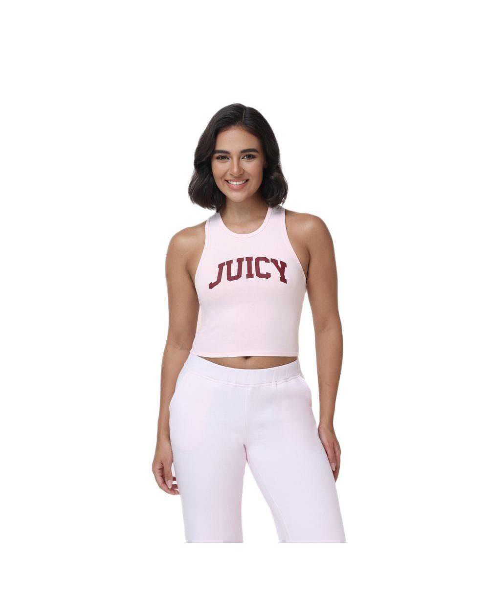 Женский укороченный топ Juicy Couture с высоким воротом, мягкое свечение