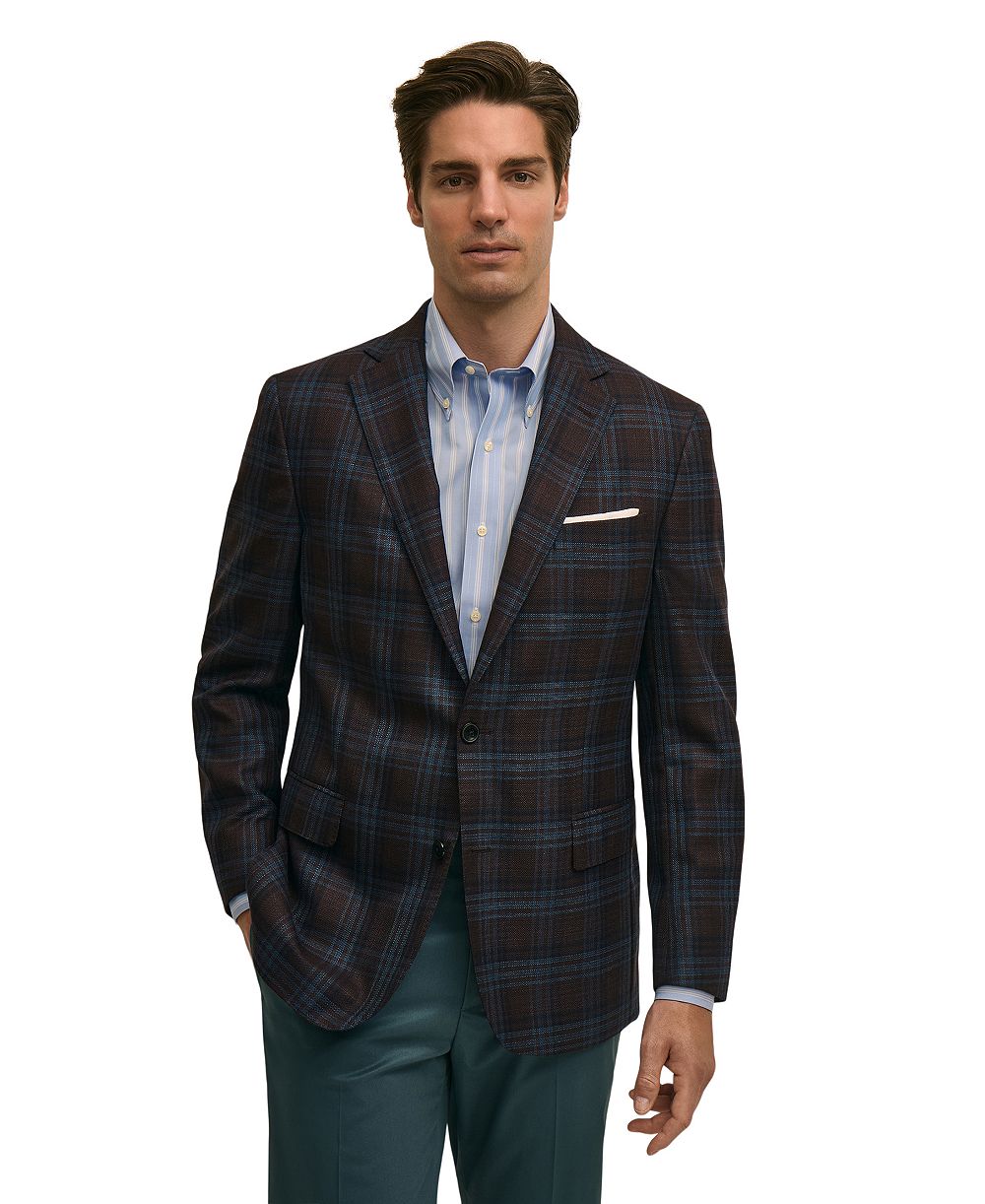 Мужской классический пиджак Brooks Brothers с отложным воротником