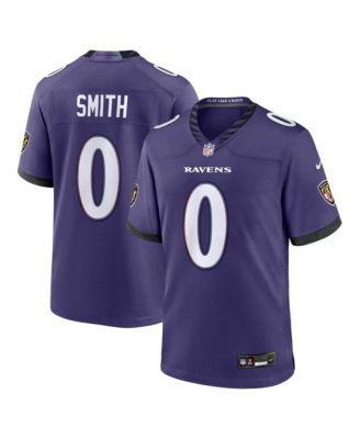 Nike Men's Roquan Smith Purple Baltimore Ravens Team Game Jersey
