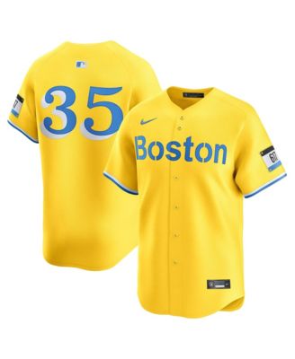 Nike Men's Garrett Crochet Gold Boston Red Sox Alternate Limited Jersey