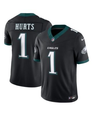 Nike Мужская джерси Jalen Hurts Philadelphia Eagles Alternate Vapor F.U.S.E. Stitched Limited черная