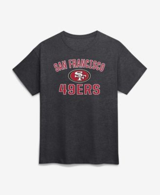 Logo Athletic Men's Charcoal San Francisco 49ers Cotton Victory Arch T-Shirt