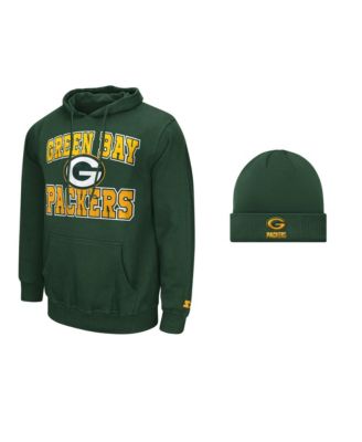 Мужской комплект Starter: худи и вязаная шапка Green Bay Packers