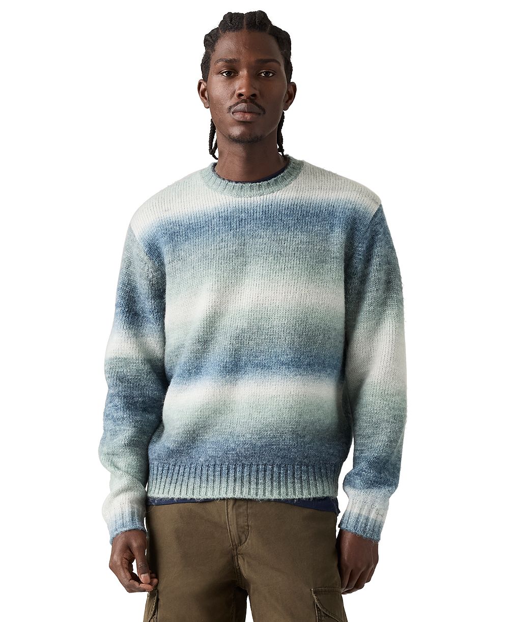 Levi's® Men's Laurel Cable-Knit Stripe Crewneck Sweater