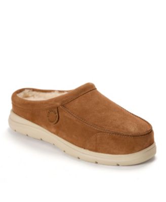 Мужские тапочки Dearfoams Fireside by Lithgow Genuine Shearling Clog