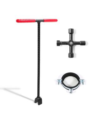 XDOVET Steel Water Meter Key Main Shut-off Valve Tool