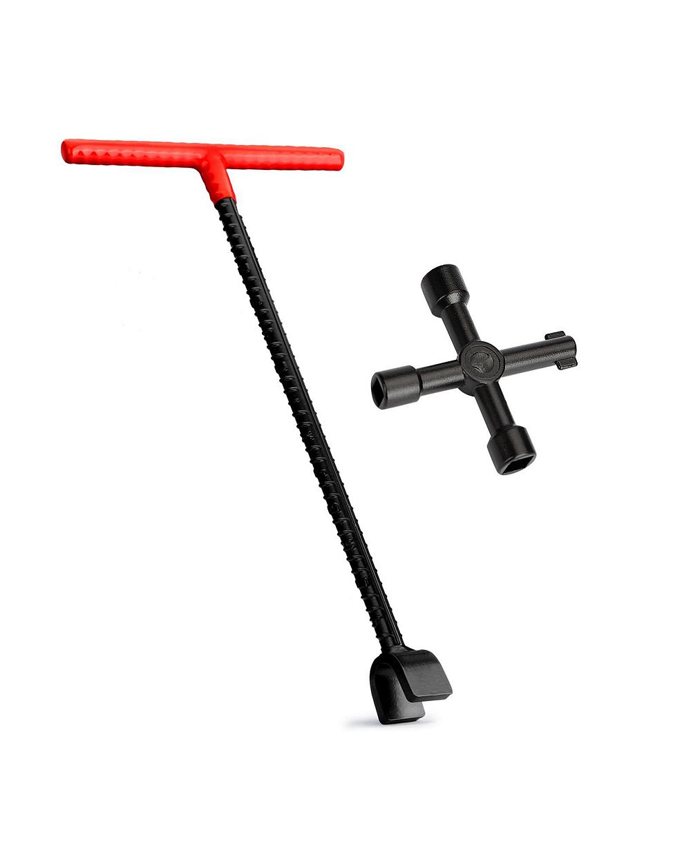 Ключ для водомера XDOVET 16 Inch Steel T-handle 4-way Cross