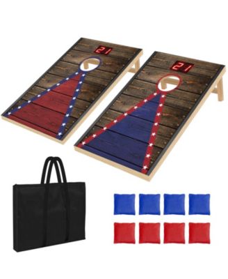 Набор для игры в корнхол Antigua AOFAR Electronic Automatic Scoring Sensing Wood 8 Bags Carry Case 2x1feet