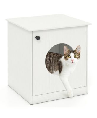 Современный закрытый лоток для кошачьего туалета SUGIFT в виде столика