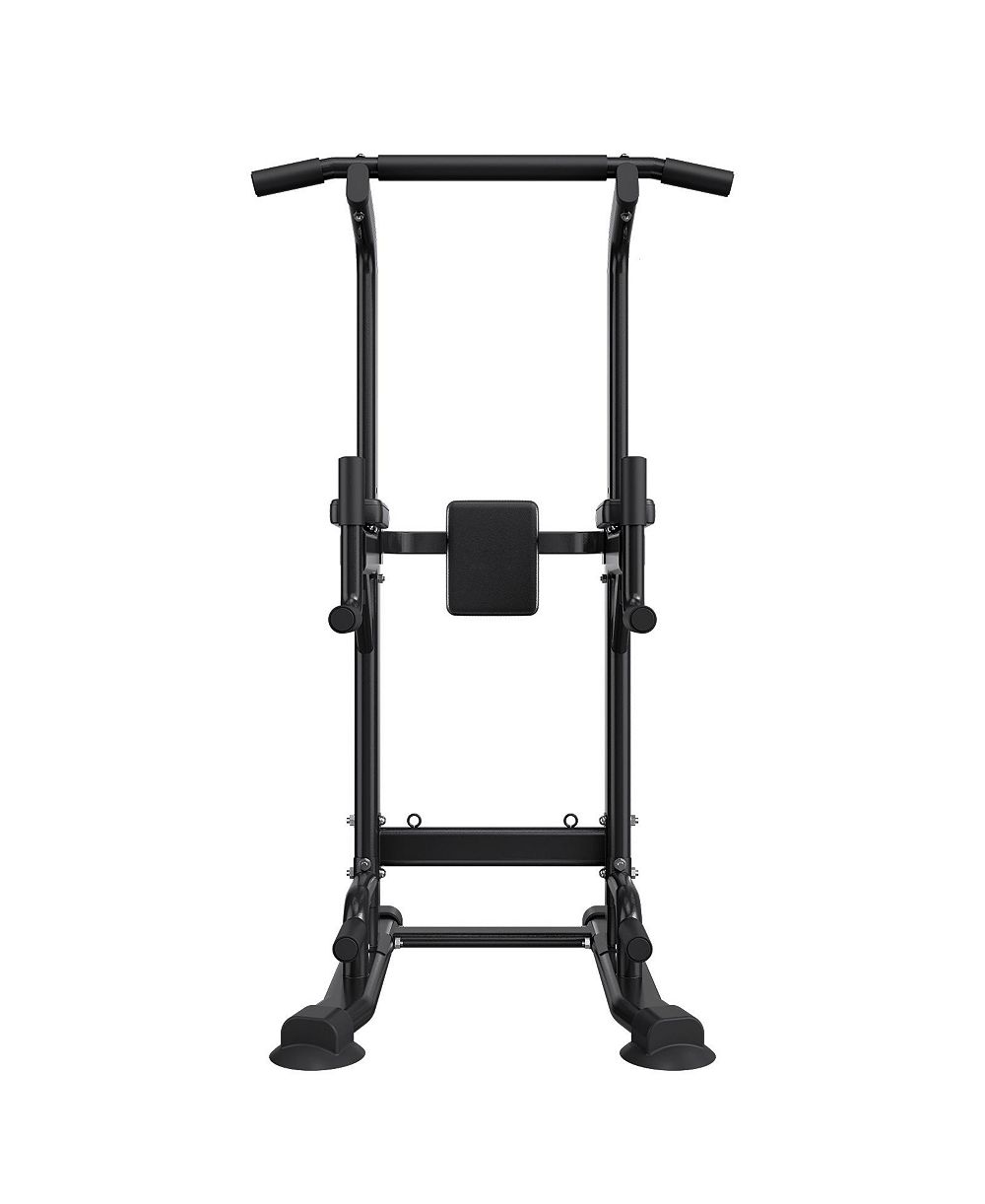 HONGGE 330 lb Power Tower Dip Station with Adjustable Back Pad