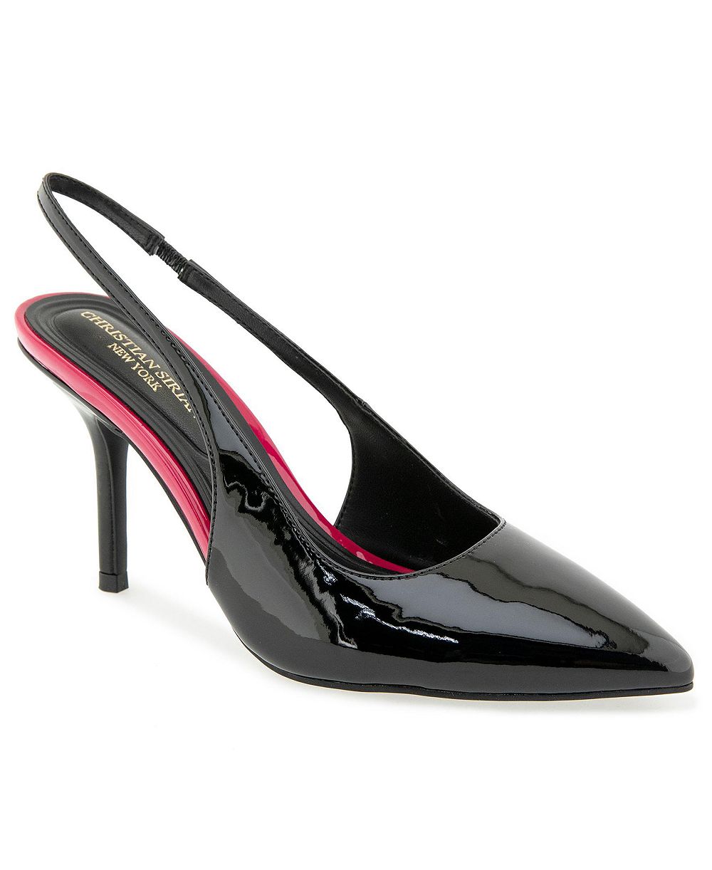 Christian Siriano Women's Bekky Two Tone Sling Back Pump
