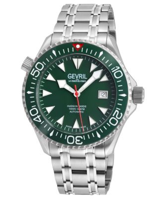 Мужские часы Gevril Swiss Made Hudson Yards Automatic Silver Stainless Steel