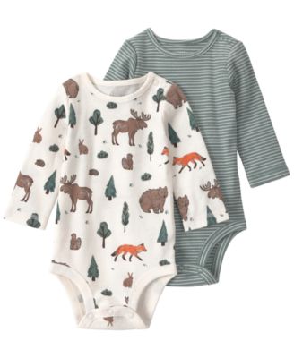 Детские боди Carter's из органического хлопка, упаковка 2 шт., для мальчика или девочки, 3M-24M