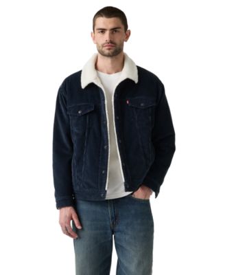 Levi's® Мужская куртка-тракер с подкладкой из шерпы,regular fit