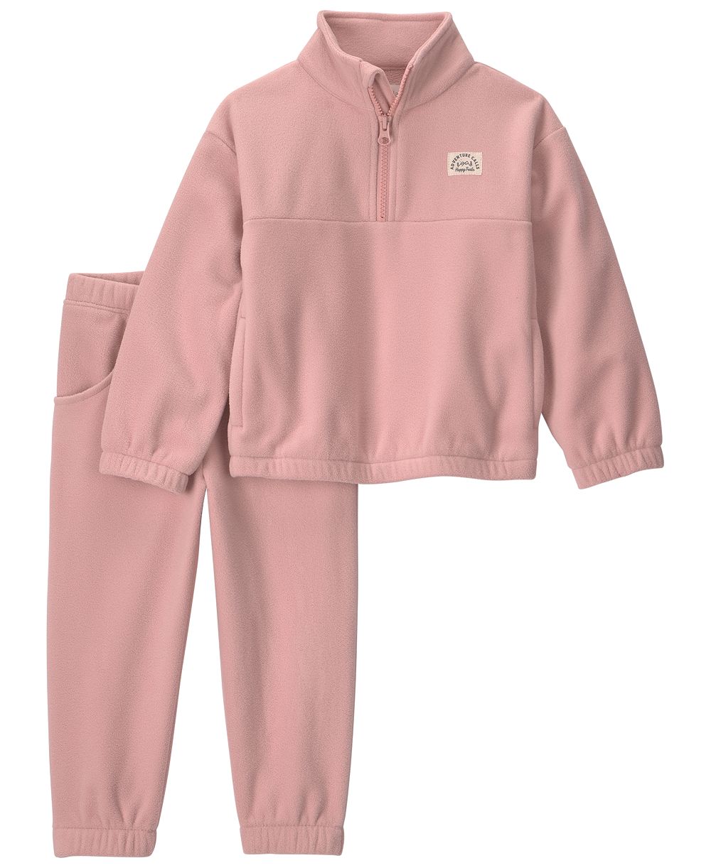 Carter's Детский комплект из топа и брюк из микрофлиса для девочек-малышей (2T-5T), 2 предмета