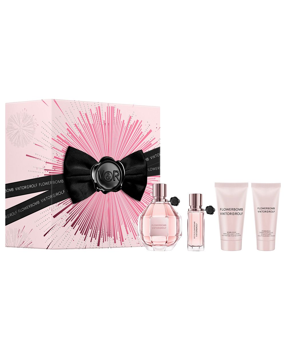Viktor & Rolf подарочный набор парфюмерии Flowerbomb Eau de Parfum из 4 предметов