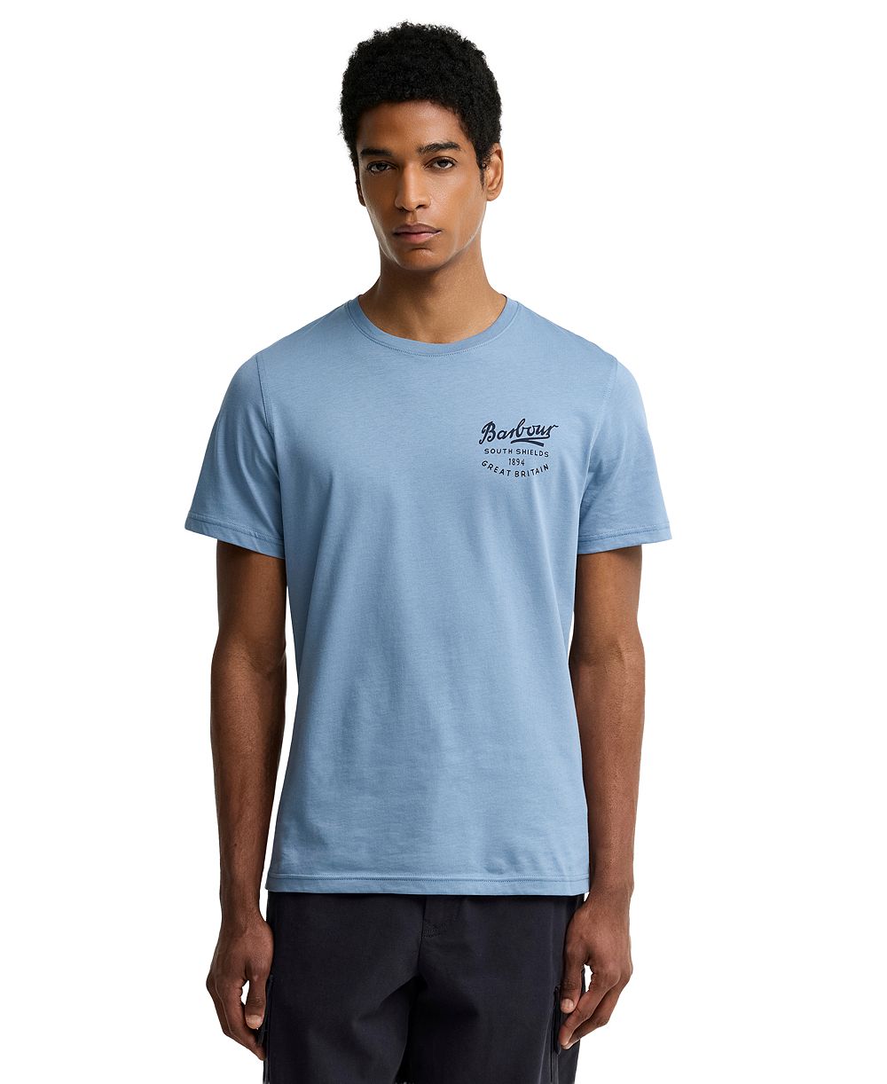 Мужская футболка Barbour Crewneck Script Logo