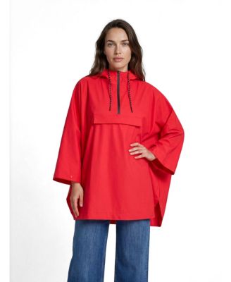 Masai Copenhagen Women's Zip-Front Hooded Poncho