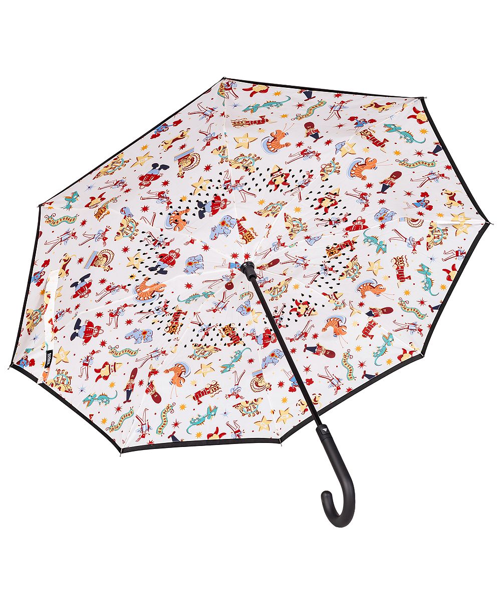 Зонт Totes Macy's 100th Thanksgiving Day Parade Reverse Close Stick