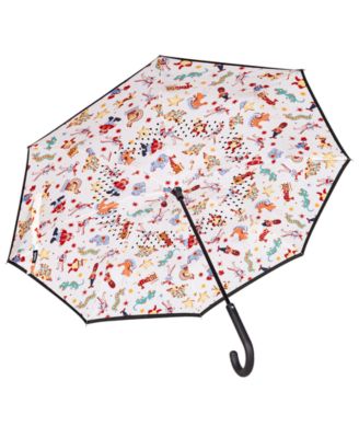Totes Macy's 100th Thanksgiving Day Parade Reverse Close Stick Umbrella
