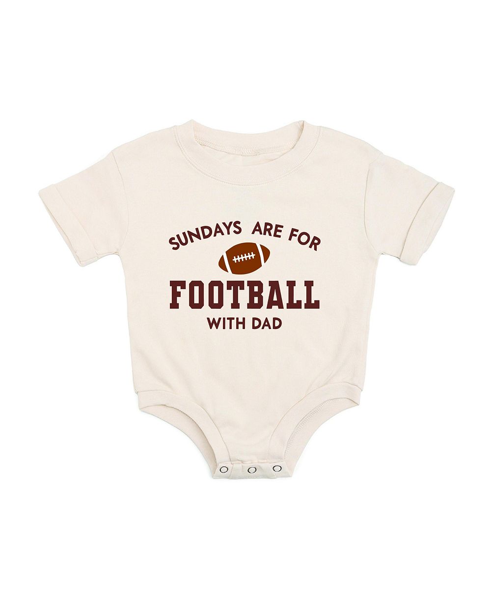 Детский ромпер Sweet Wink Baby Boys Sundays Are For Football с коротким рукавом