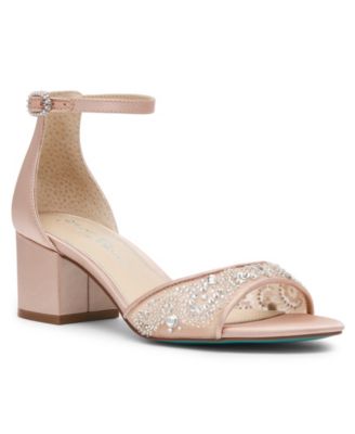Betsey Johnson Women's Eliat Block Heel Sandals