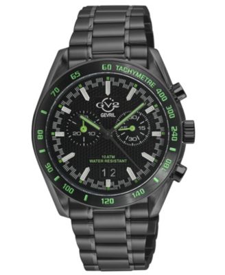Часы GV2 by Gevril Men's Swiss Made Freccia Swiss Quartz IP Stainless Steel Bracelet