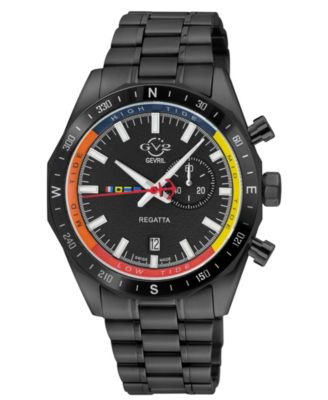 GV2 by Gevril Мужские швейцарские часы Regatta на стальном браслете
