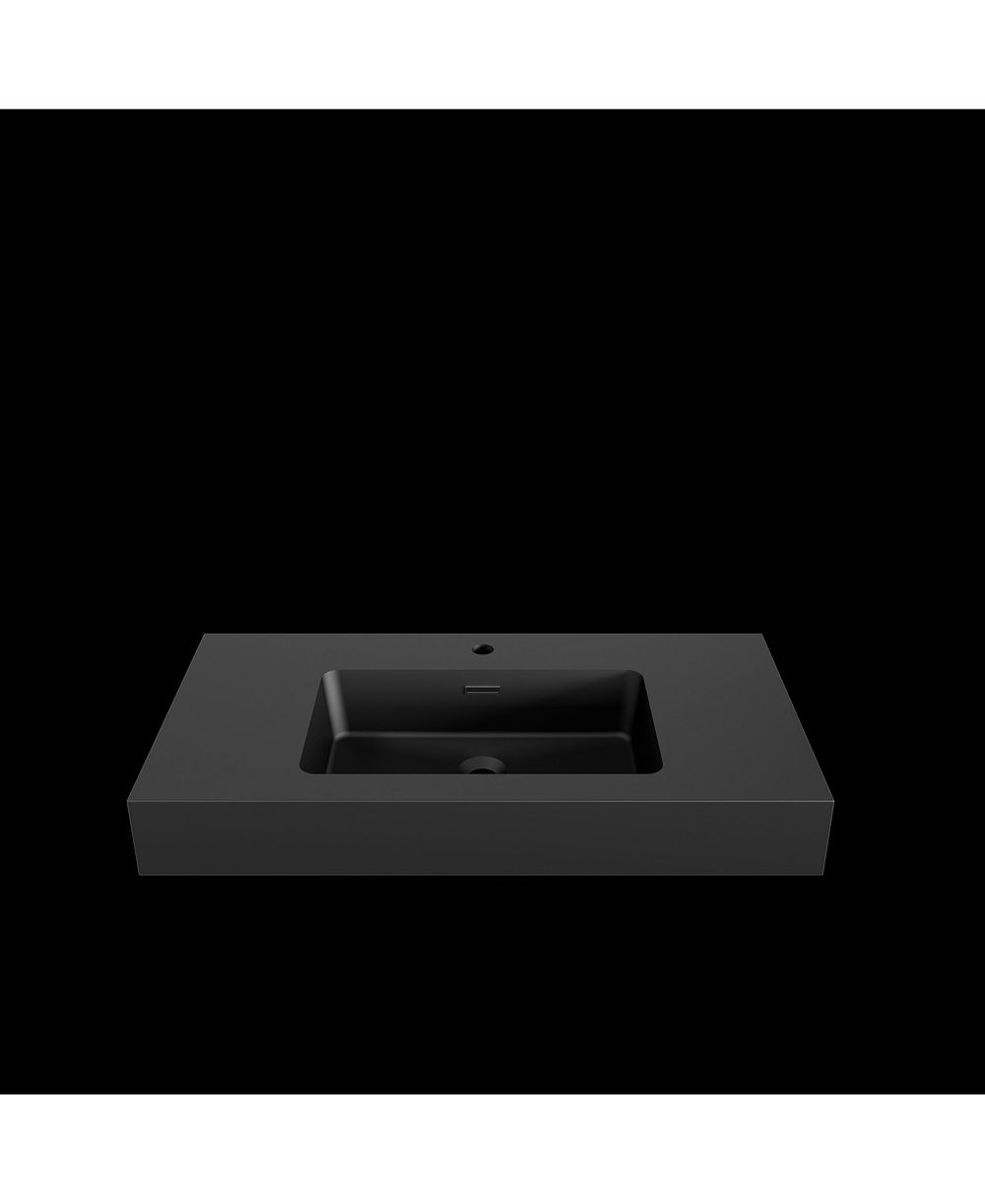 Раковина BUSDAYS Matte Integrated Solid Surface для туалетного столика