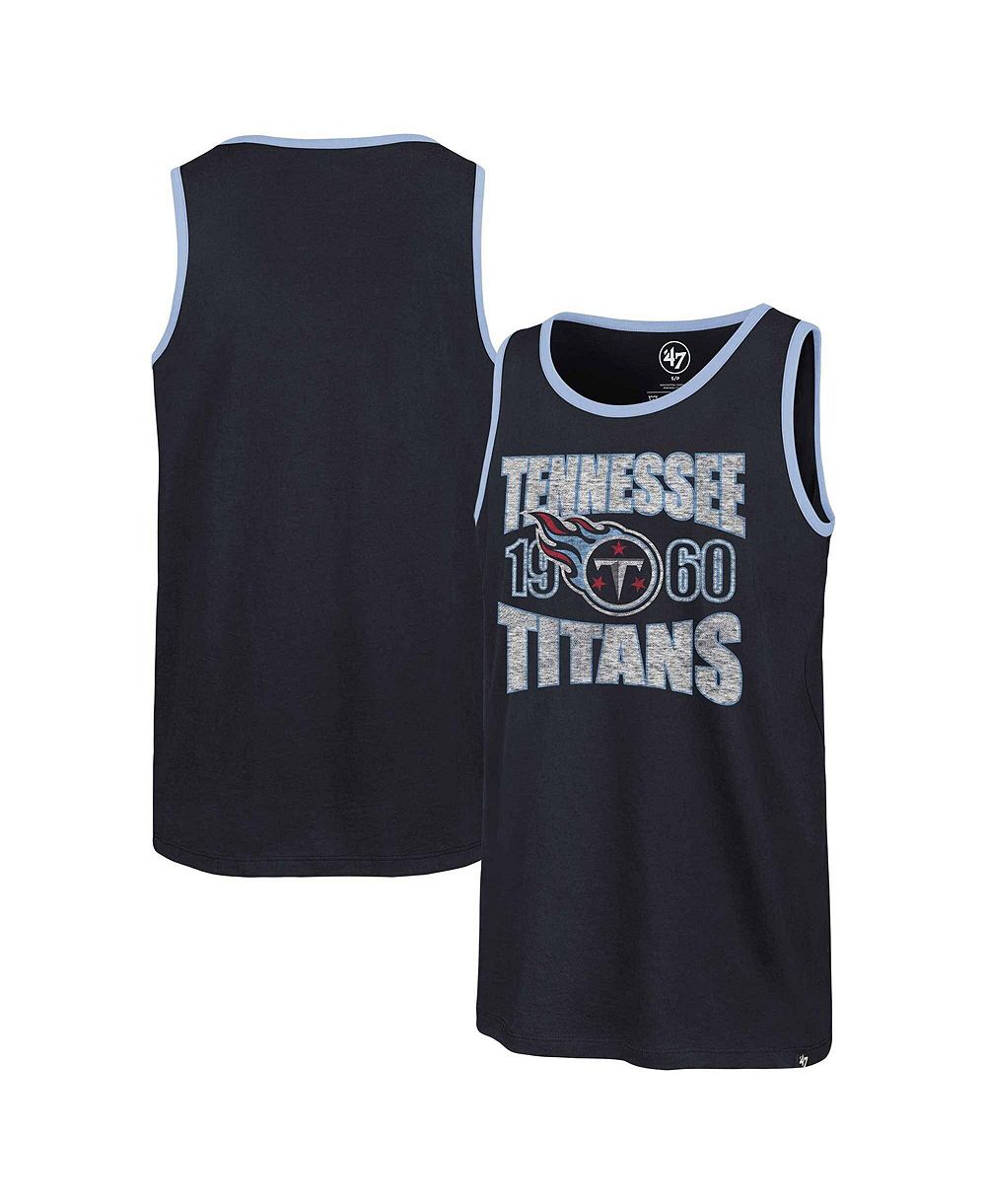 Мужская майка-борцовка '47 Brand Tennessee Titans, темно-синяя