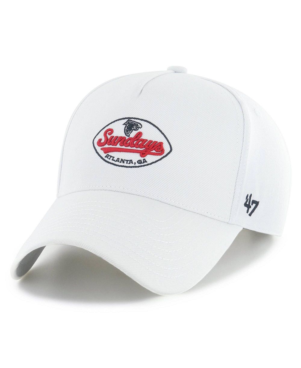 '47 Brand Men's White Atlanta Falcons Sundays Offside Adjustable Hat