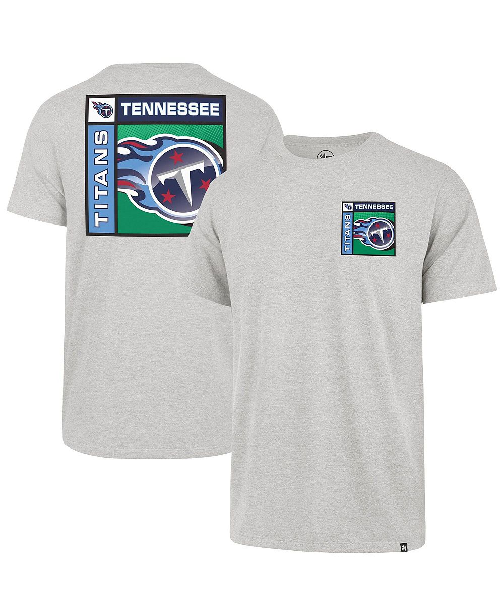 '47 Brand Men's Gray Tennessee Titans Chrome Plate Franklin T-Shirt